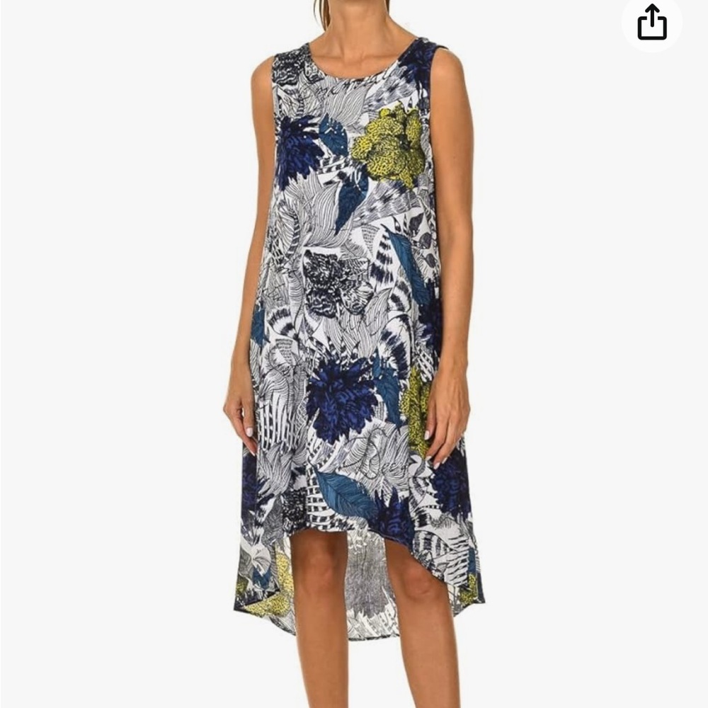 Desigual Women’s Iowas dress made in India maximalist flowy pull on 8 - Picture 3 of 8